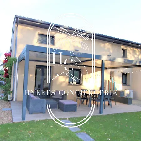 Villa Ceinturon A 50m Jacuzzi Clim Pk Wifi By Hc Hyeres